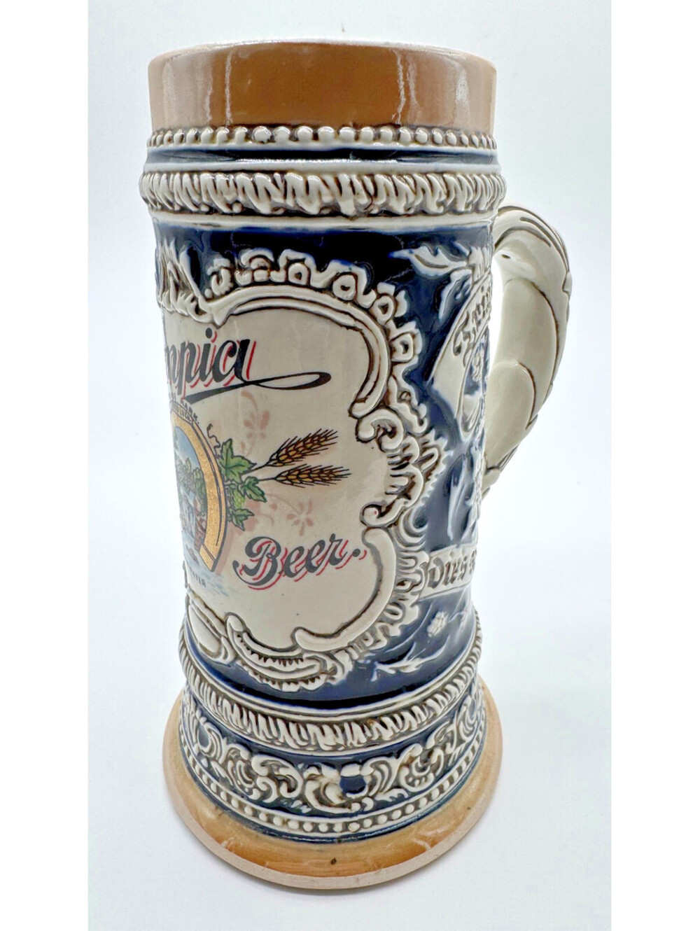 Vintage 1970s Olympia Beer Stein Ceramarte Brazil OL025 Tumwater